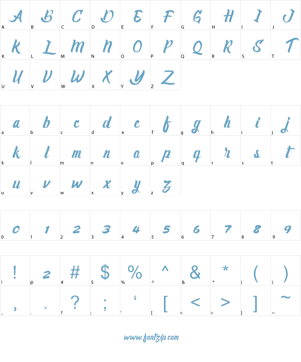 Claiborne Font Character