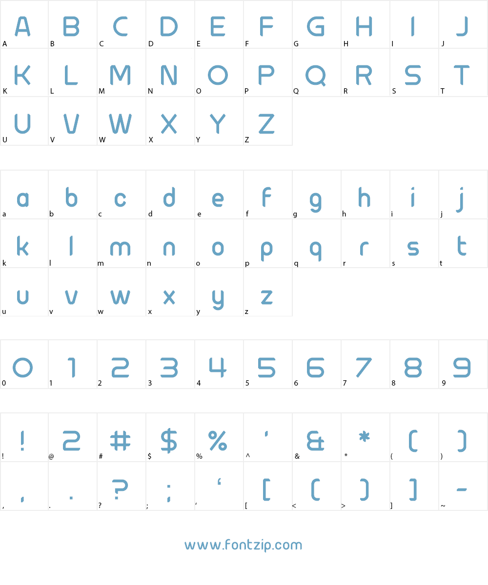 Chillit Font Character