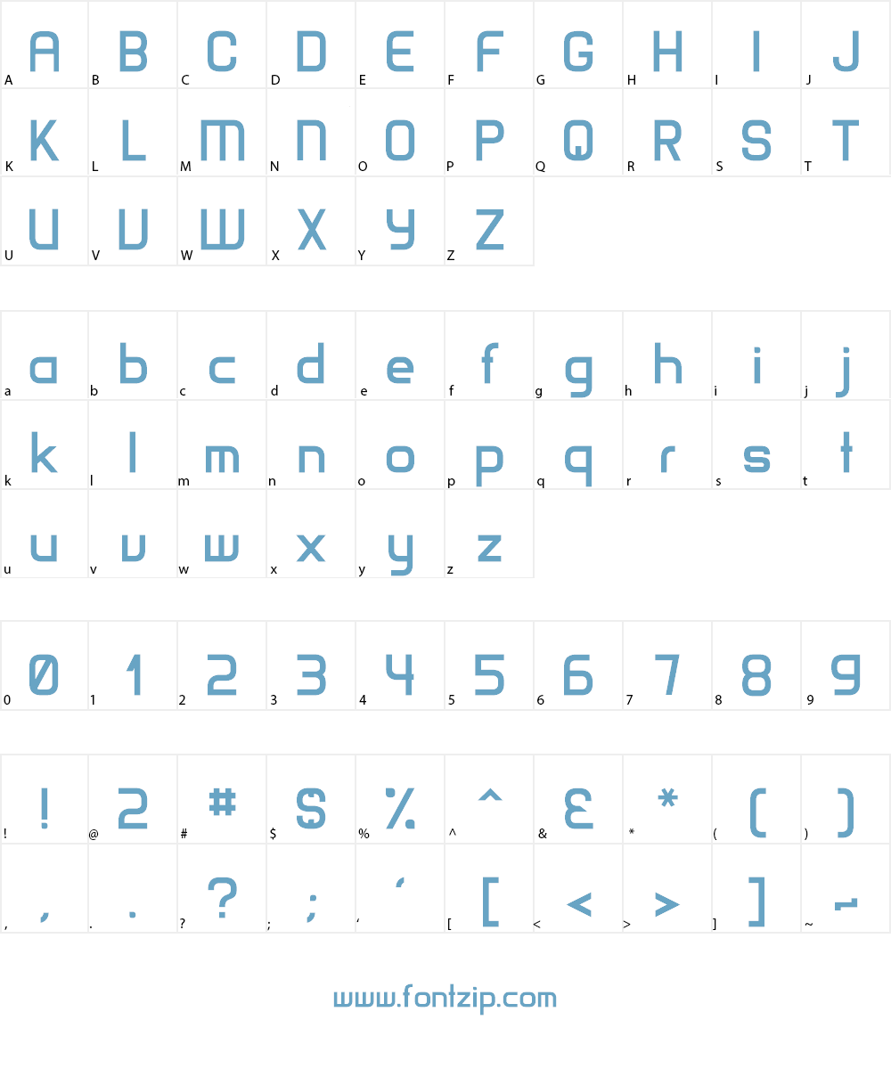 Matamata Font Character