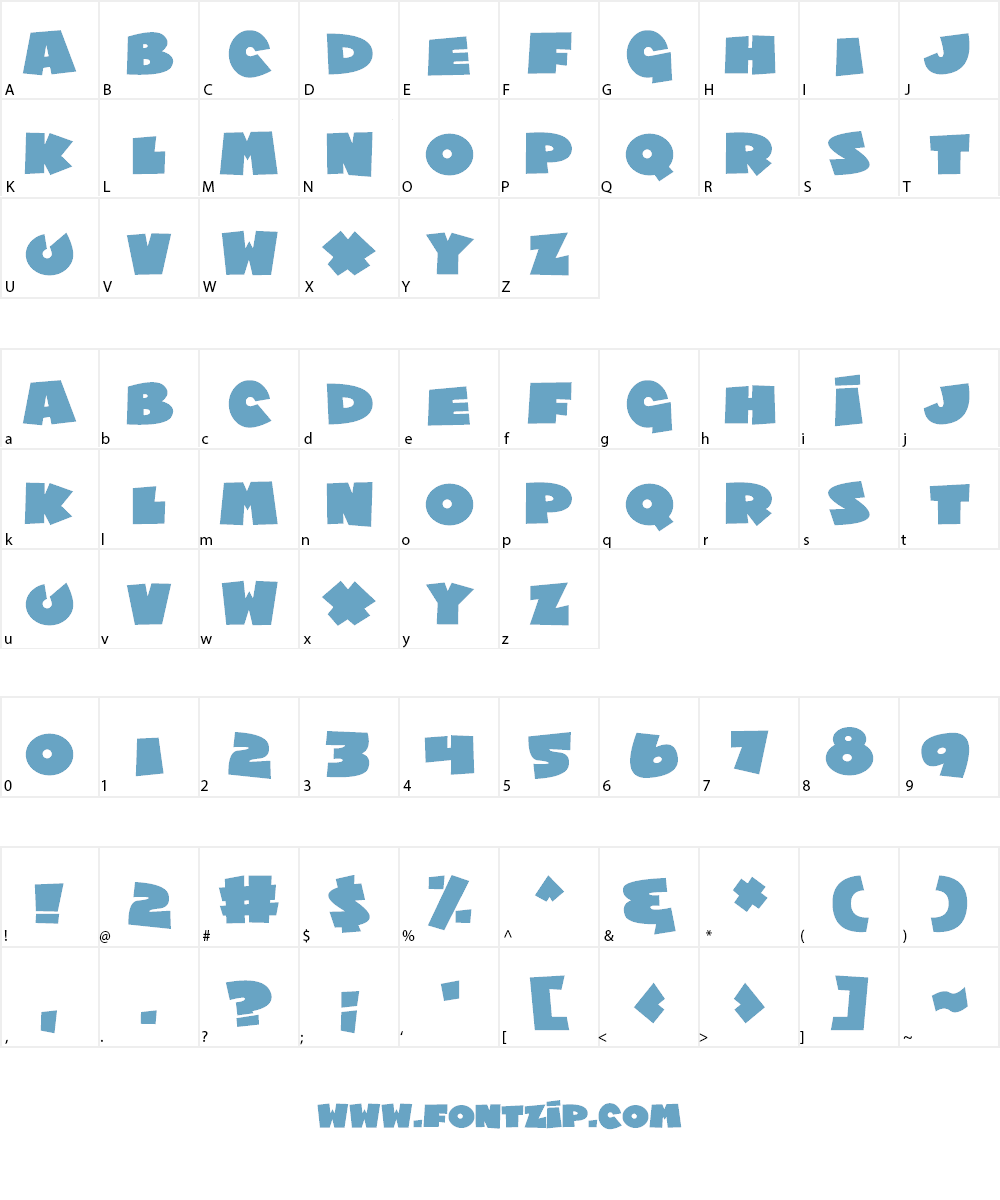 Chublings Font Character