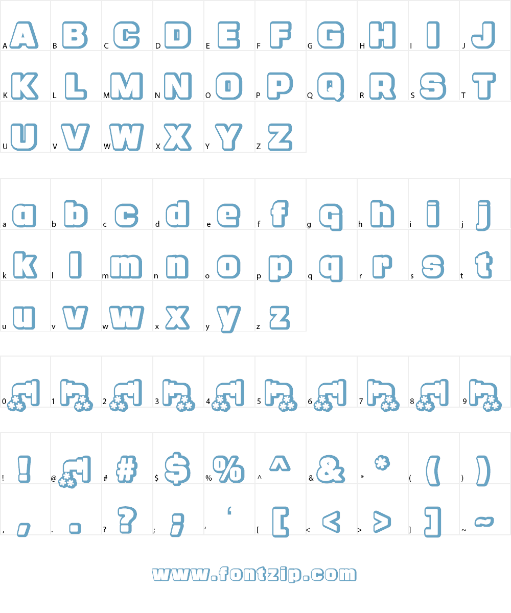 Fontanero Font Character