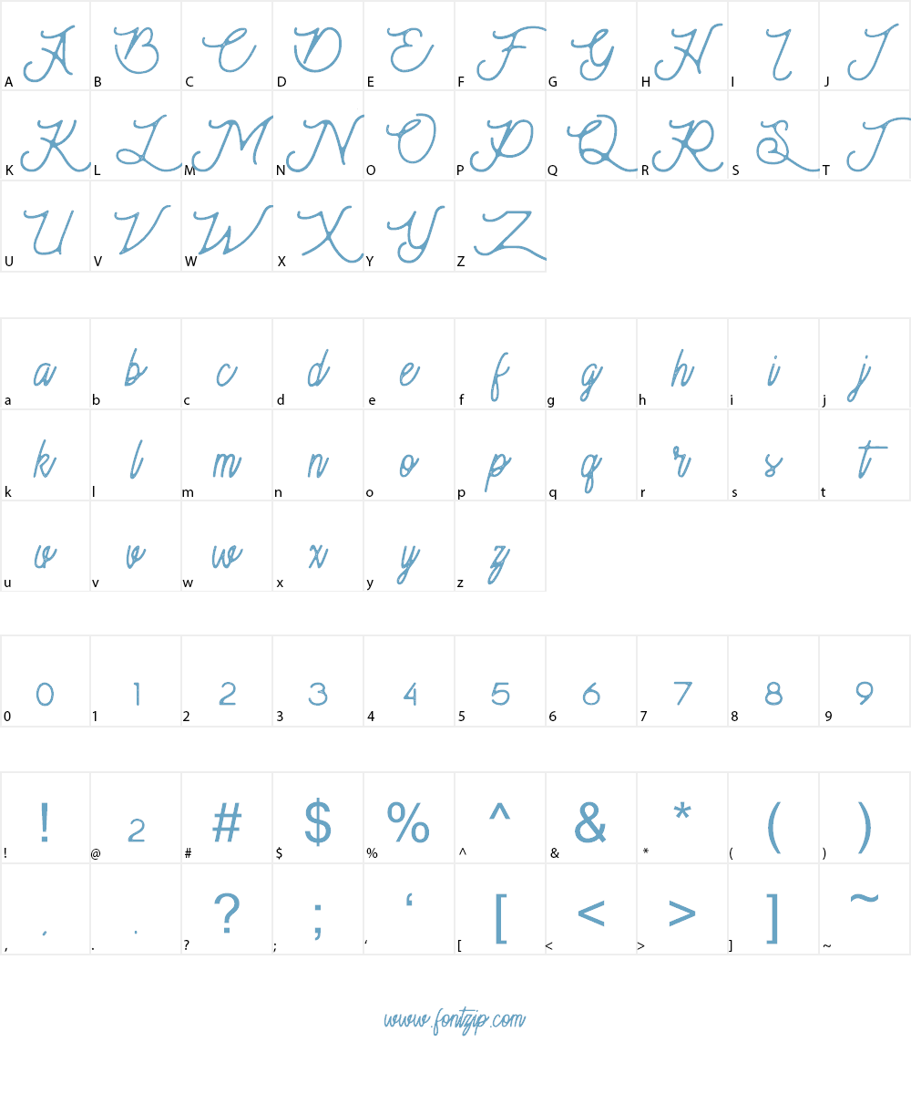 Moonchrome Rough Font Character