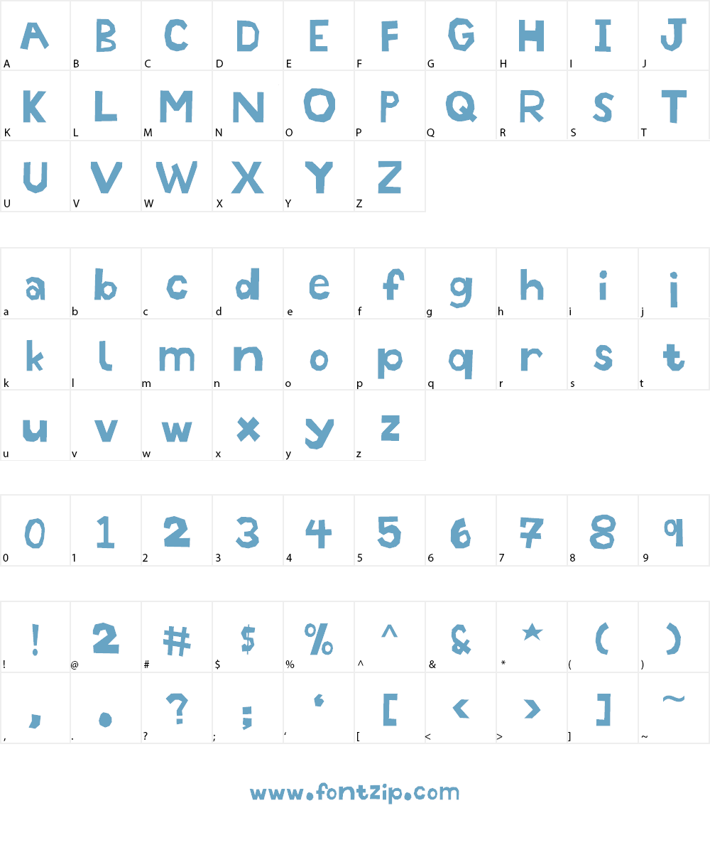 Jeg Elsker Dig Font Character