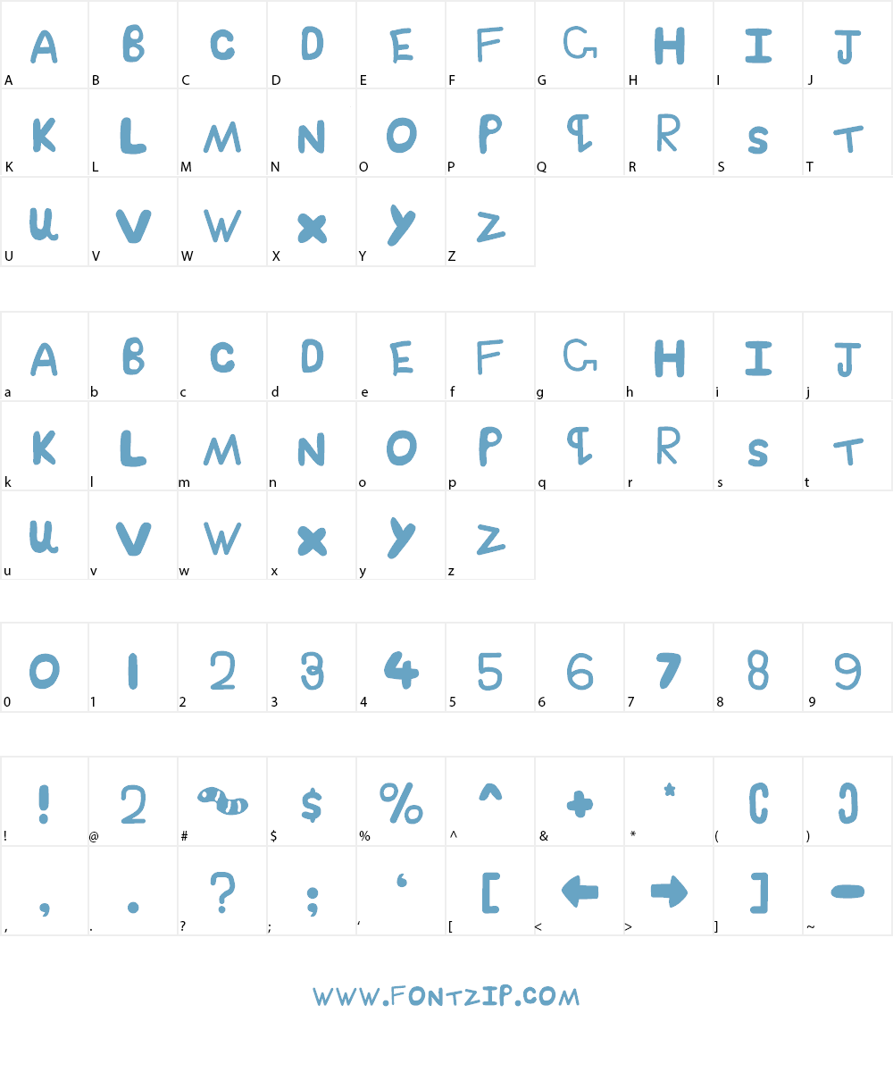 Just Alphabetty Thing! Font Character