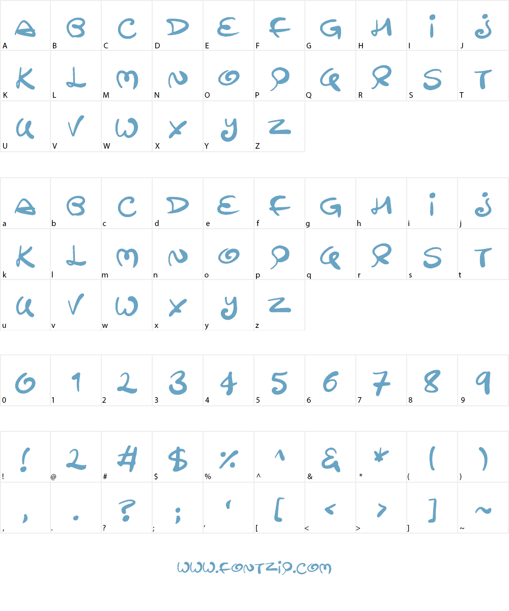 Swirltastic Font Character
