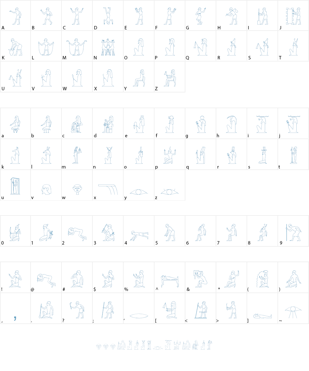 GlyphBasic1 Font Character