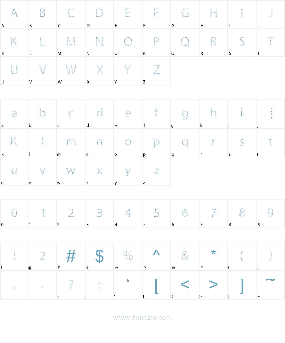 Sword_of_Circuits Font Character