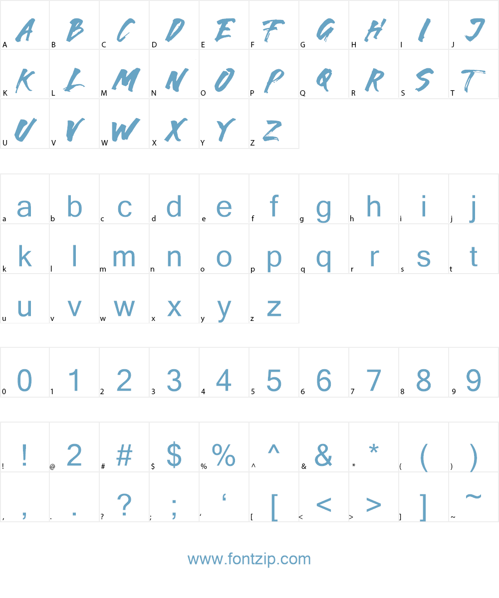 Karam Font Character