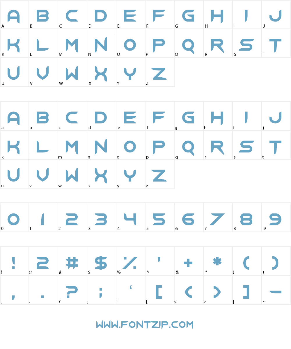 Xide Font Character