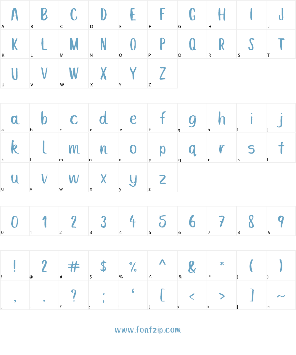 Lemon Cake Font Character