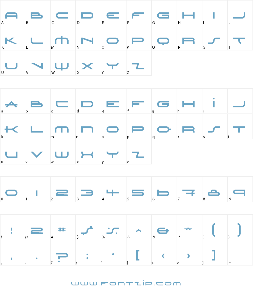 TLC Fan-Mail Font Character