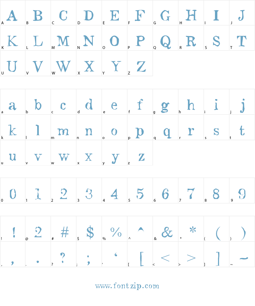 Monteiro Lobato Font Character