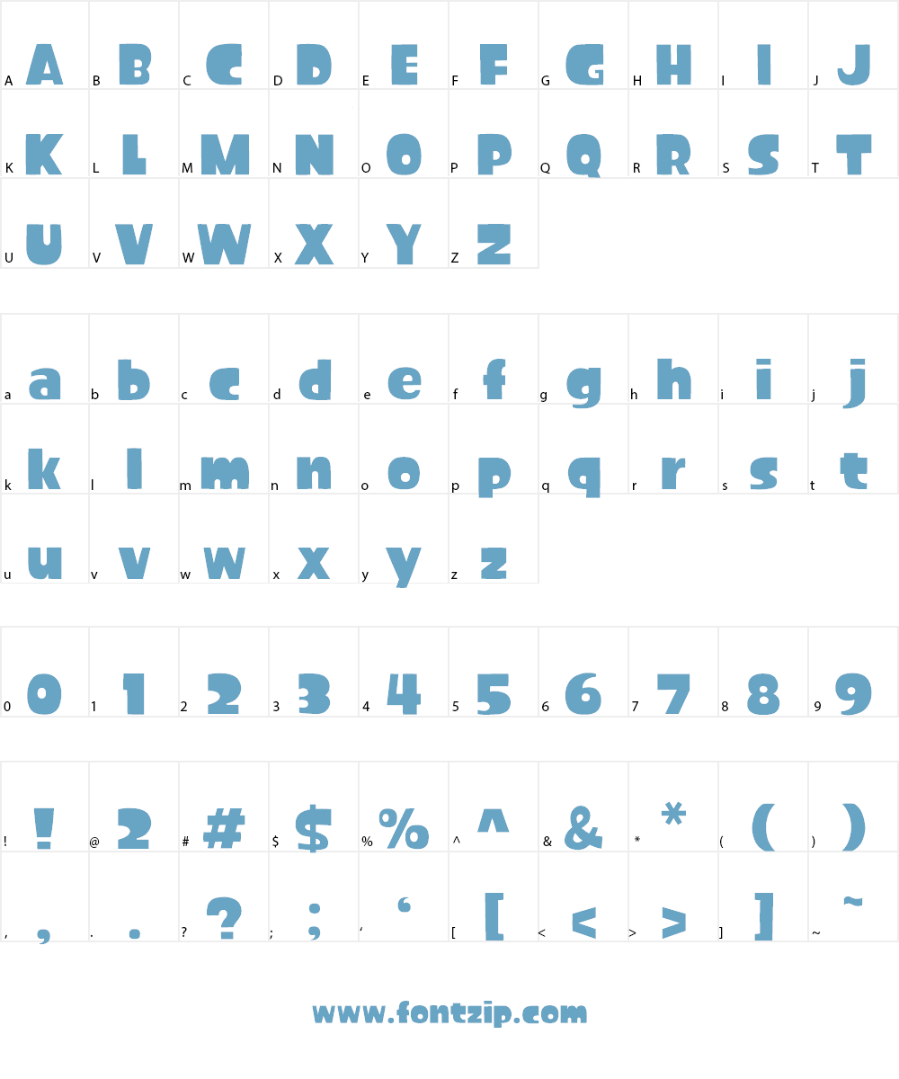 Splatfont Font Character