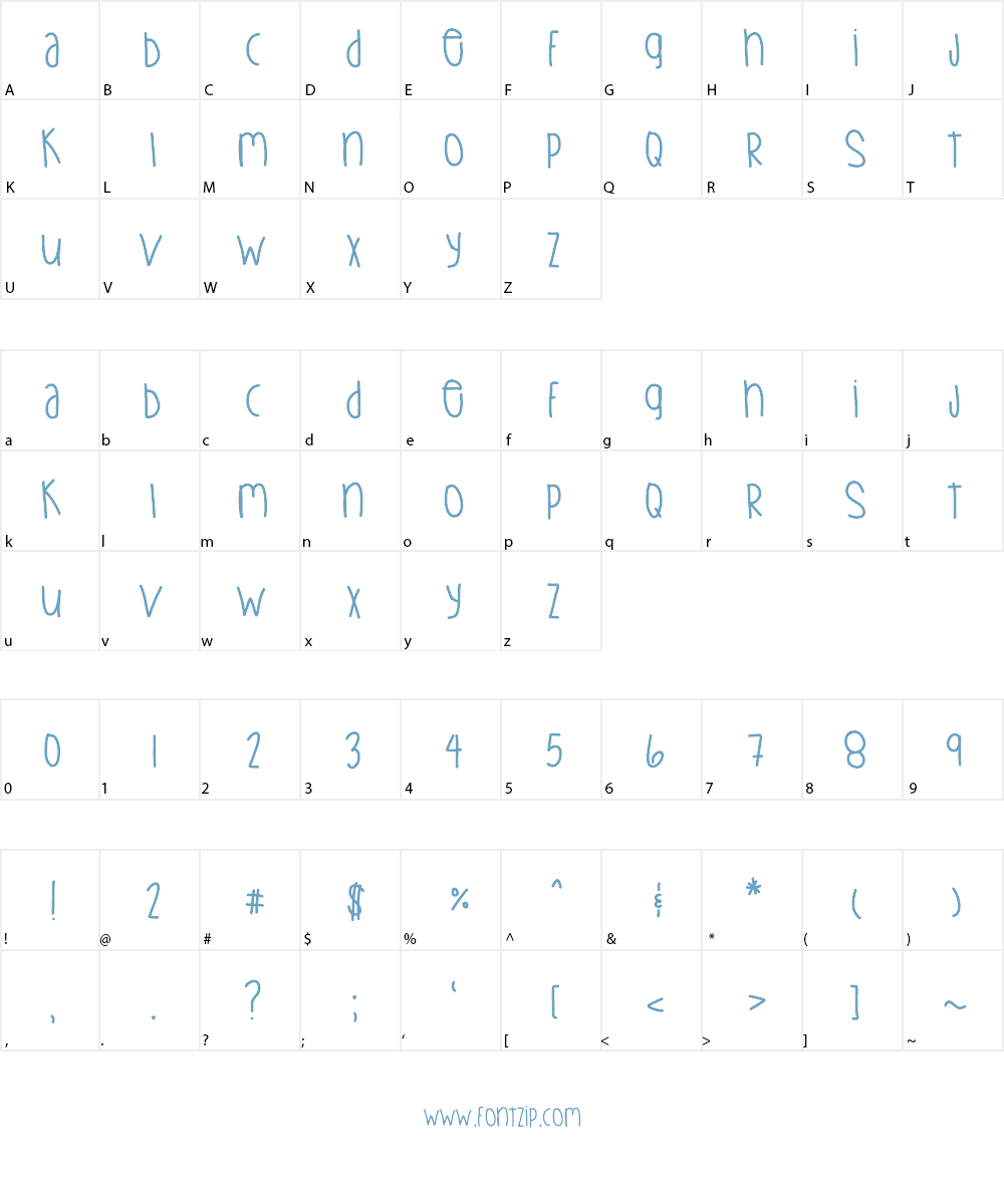 BetterGreatgood Font Character