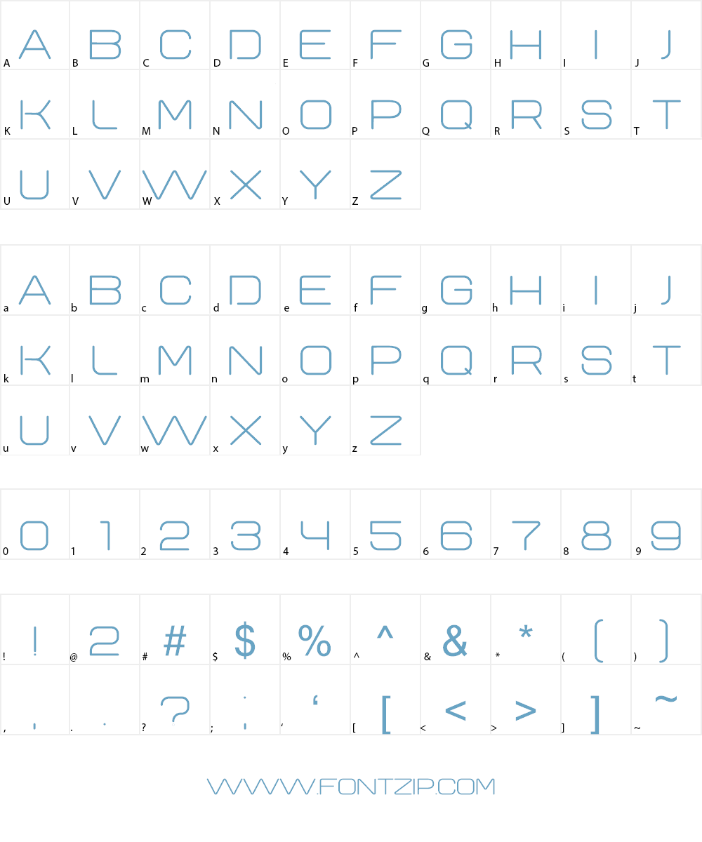 Yeysk Font Character