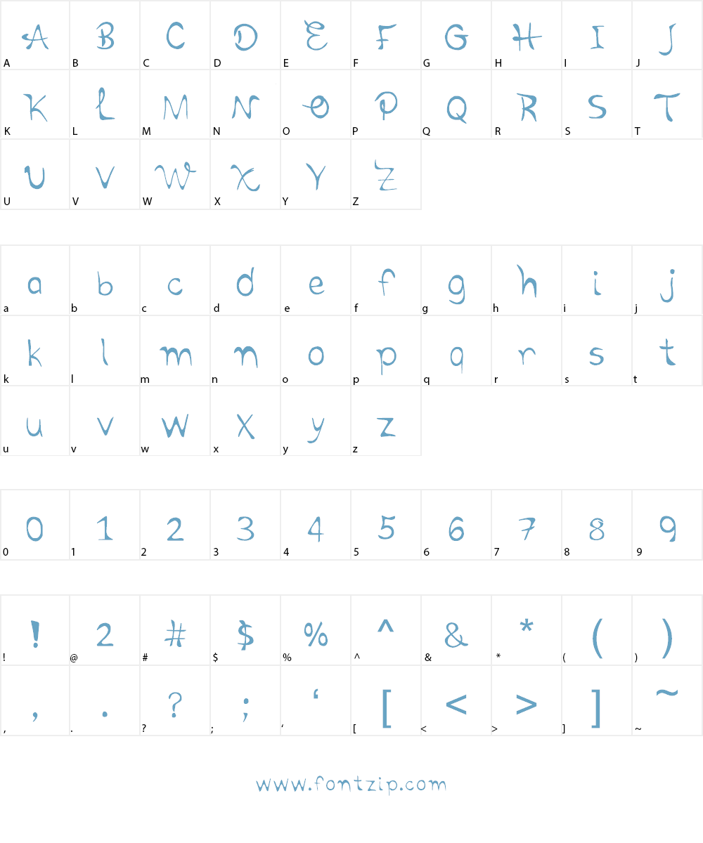 Cursivehandwriting Font Character