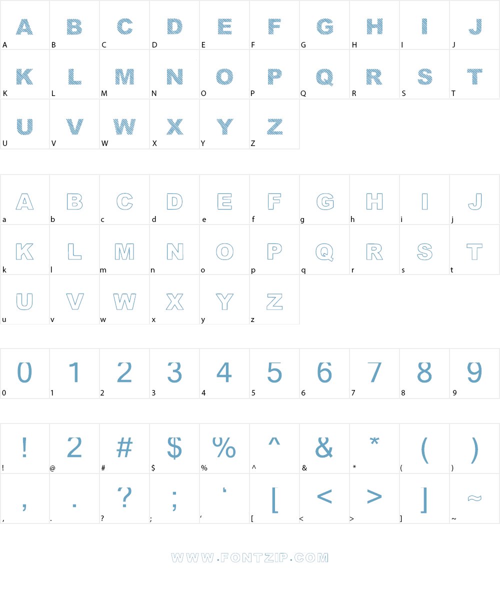 Highlight Font Character