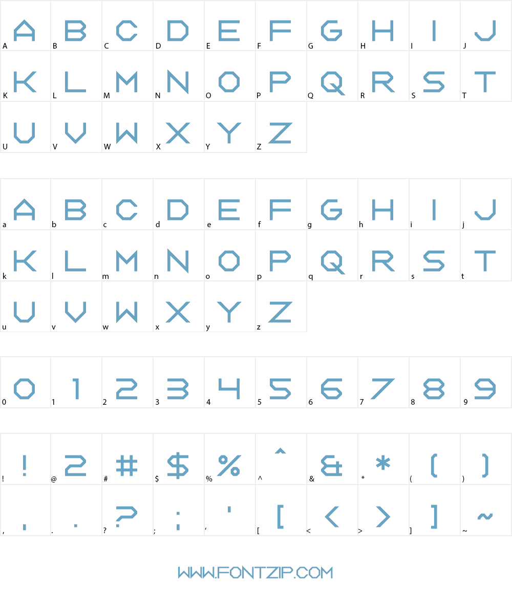 Tagon Font Character