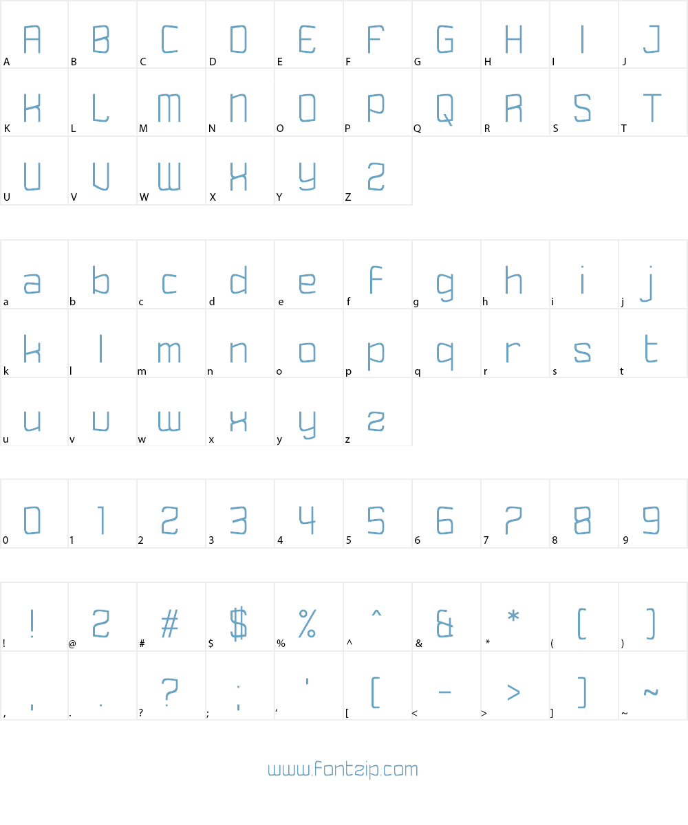 Tincture Font Character