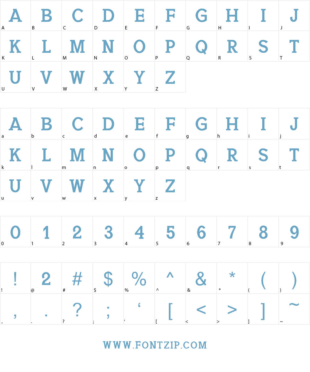 Jadrien Demo Font Character