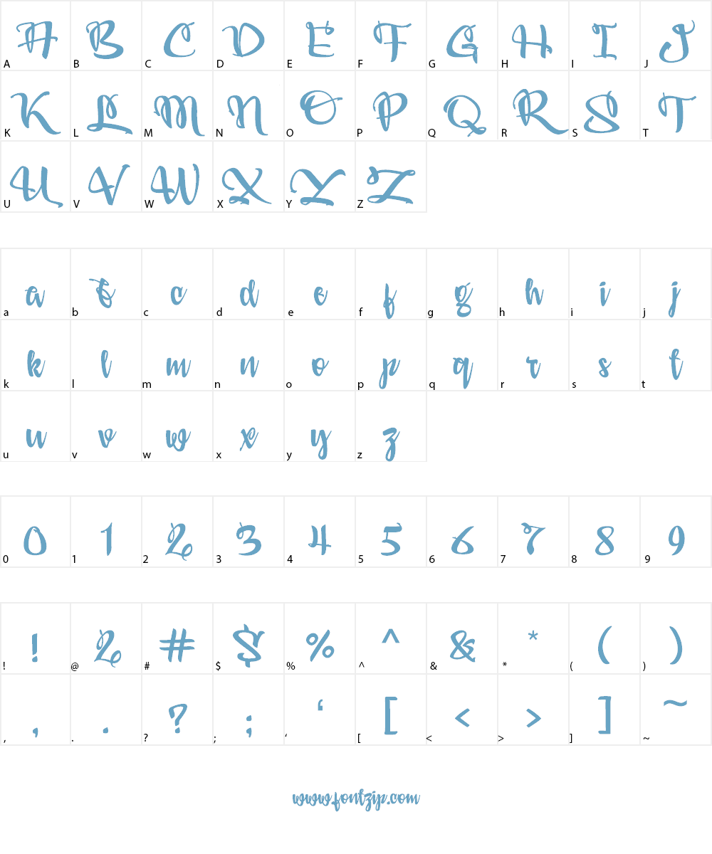 Audrey Font Character