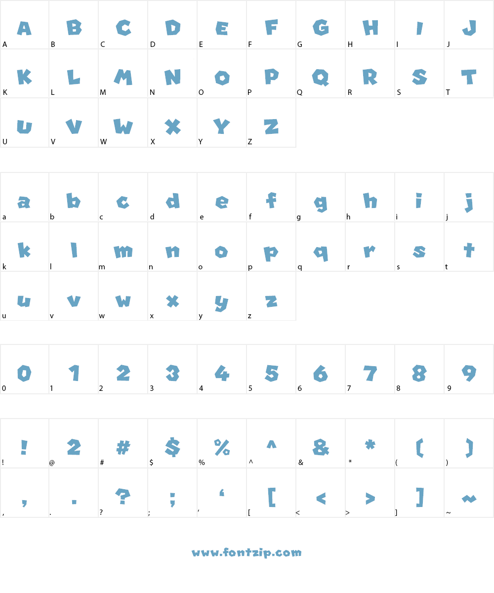 Super Mario Font Character