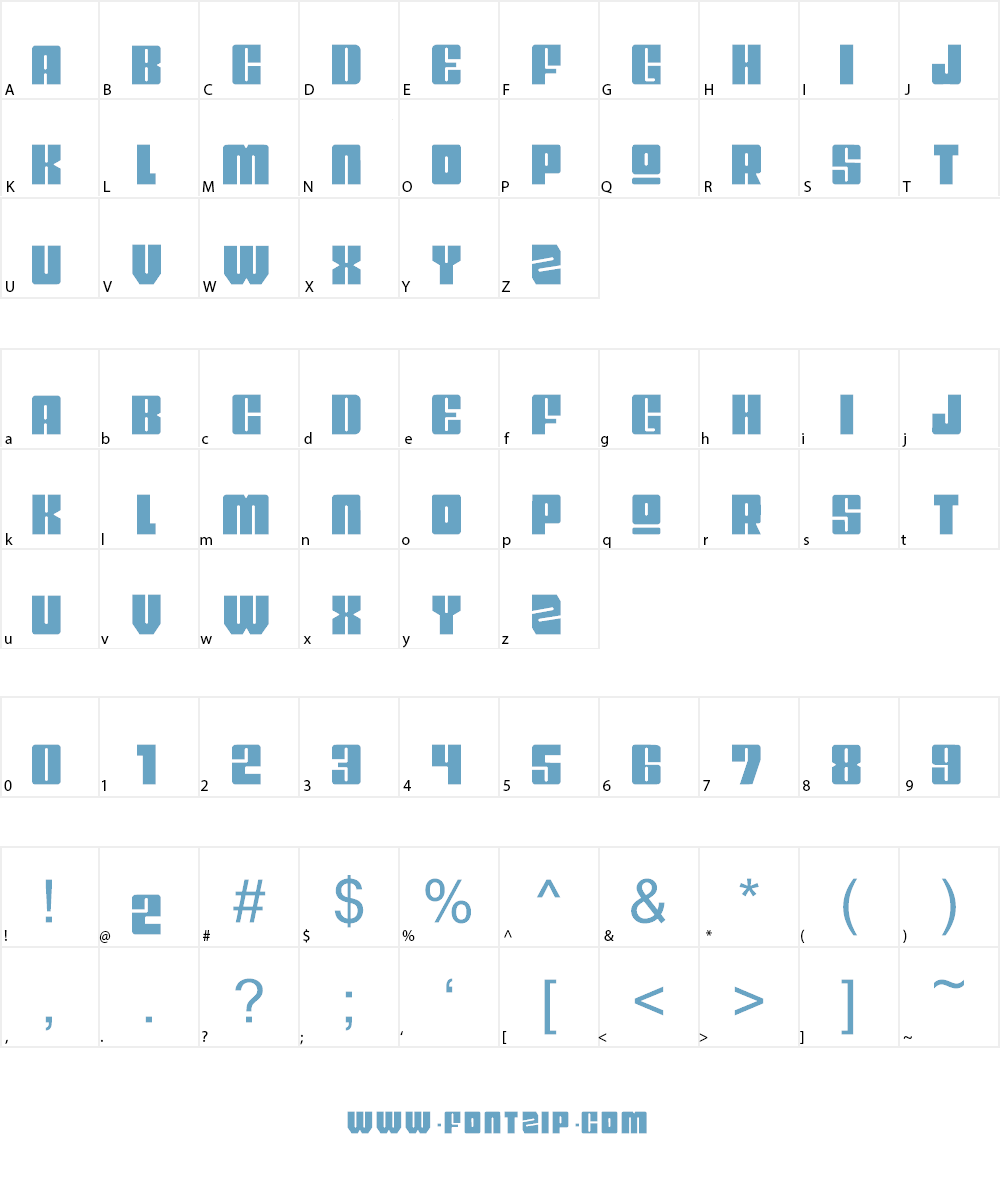 A GOGO Font Character