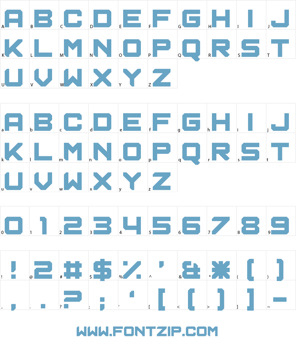 Astrolab Font Character