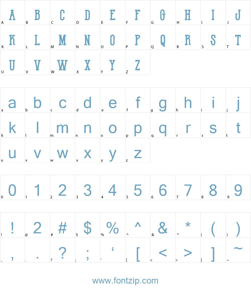 Hot National Team DEMO Font Character