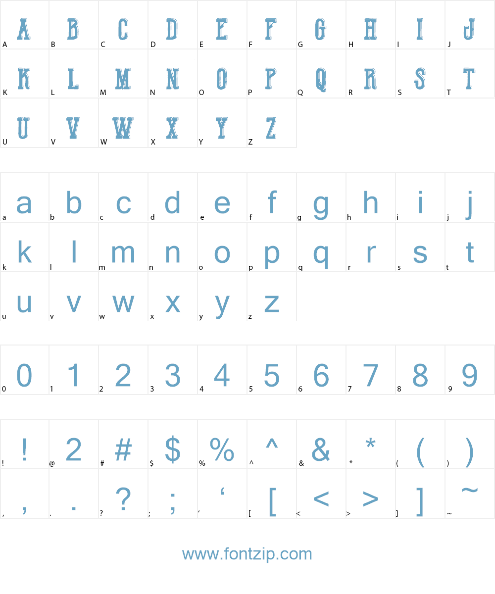 Hot Legend Team DEMO Font Character