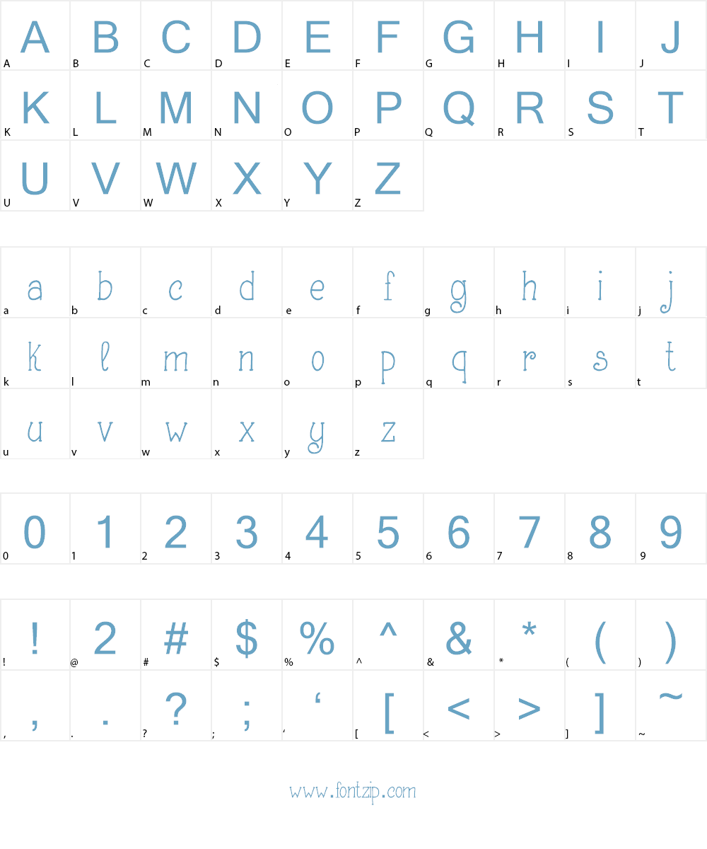 Making Lettering_DEMO Font Character