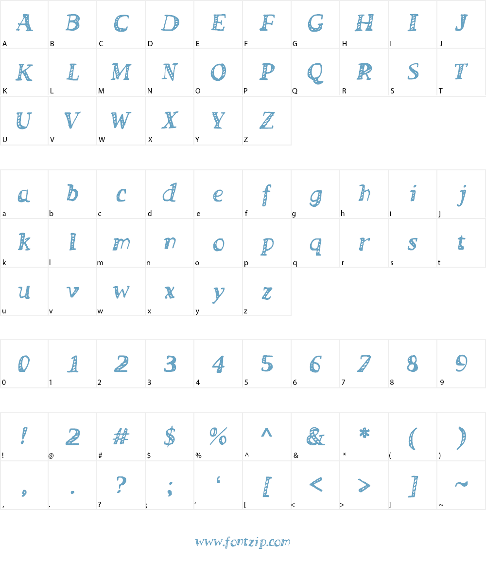 POW_ Font Character