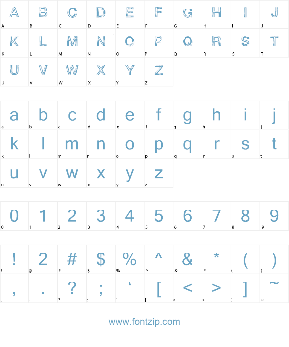 Spikebold_demo Font Character