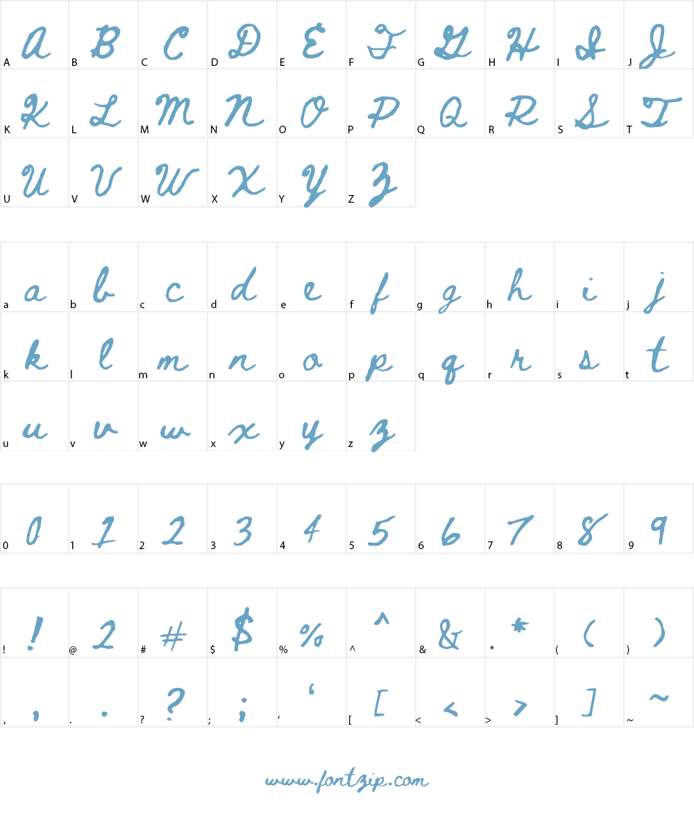 Beth Ellen Font Character