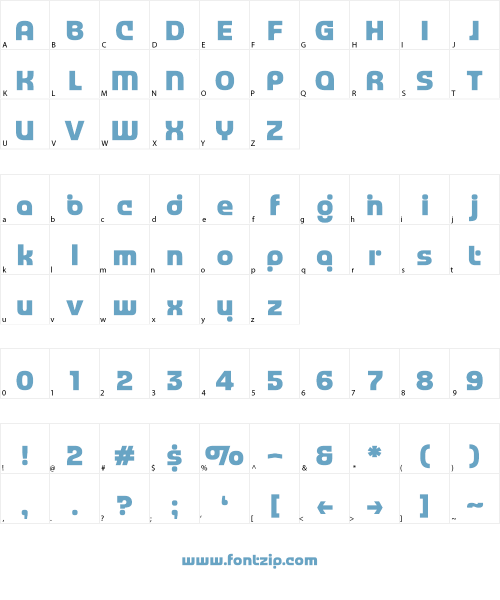 CheGuevara Barry German Font Character