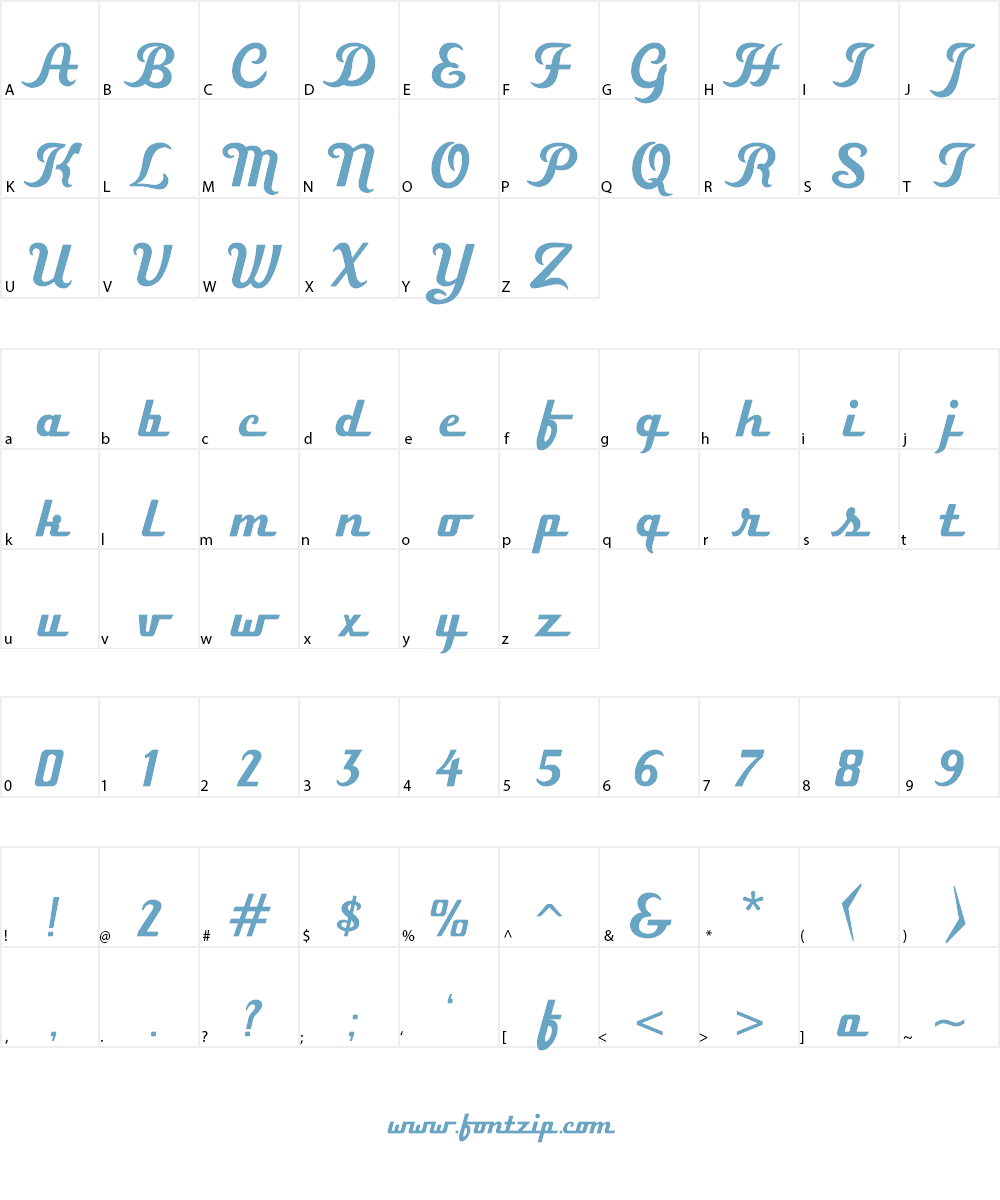 CheGuevara Barry Orange Font Character