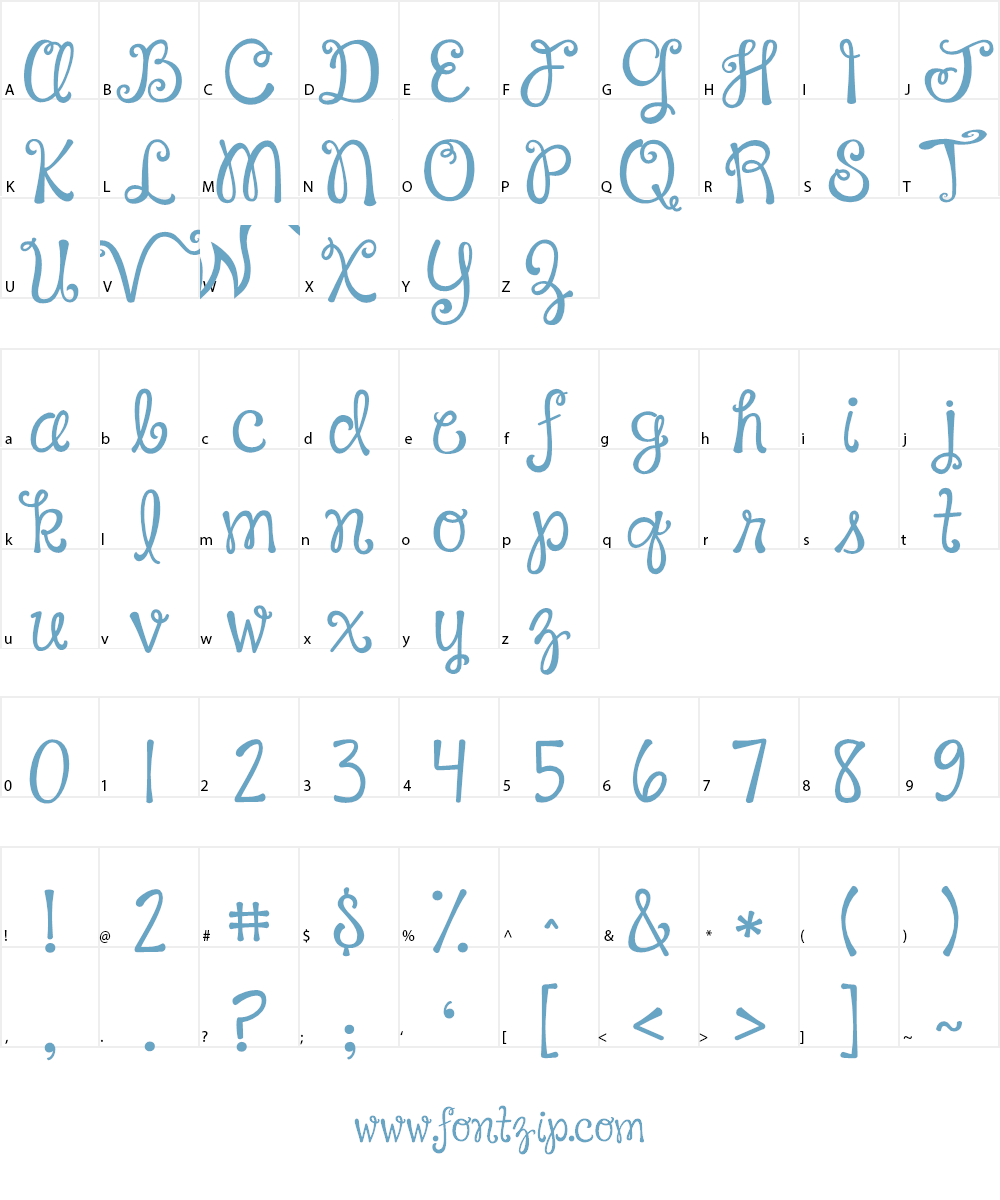 CheGuevara Fancy Font Character