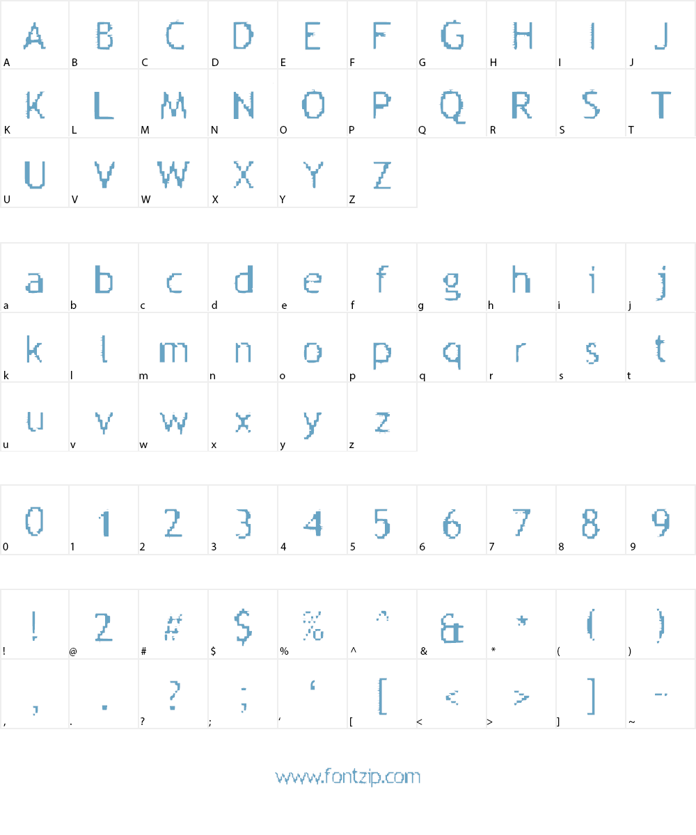 Aileenation Font Character