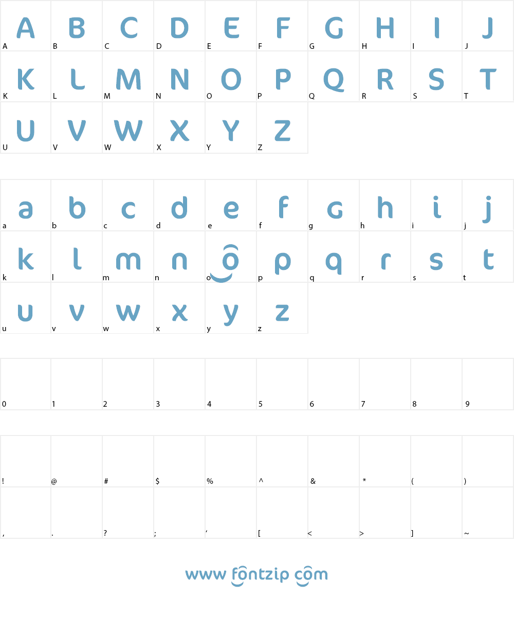 tigo Font Character