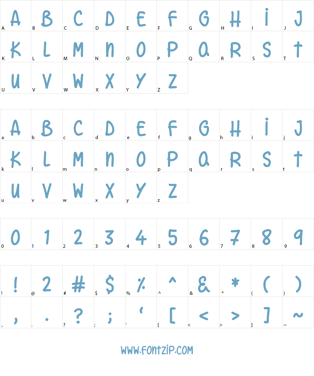 Unconditionally Font Character