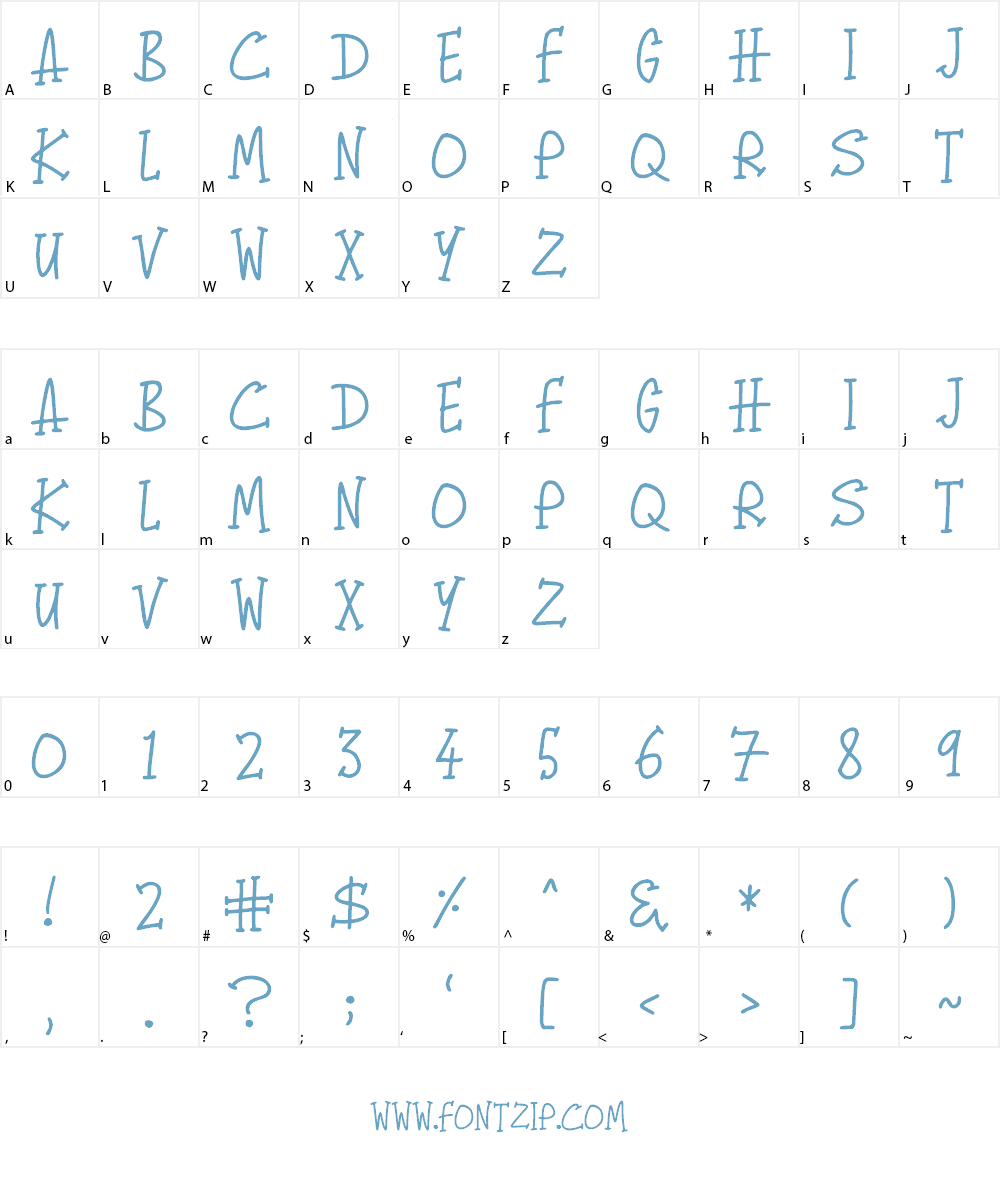 Begorra Font Character