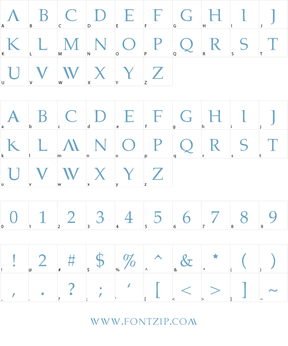 bowarrow2 Font Character