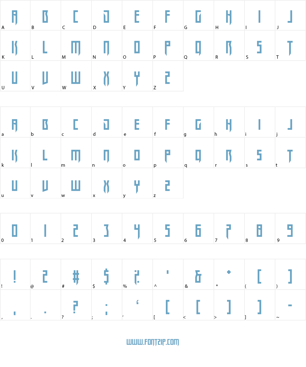 Megarok Font Character