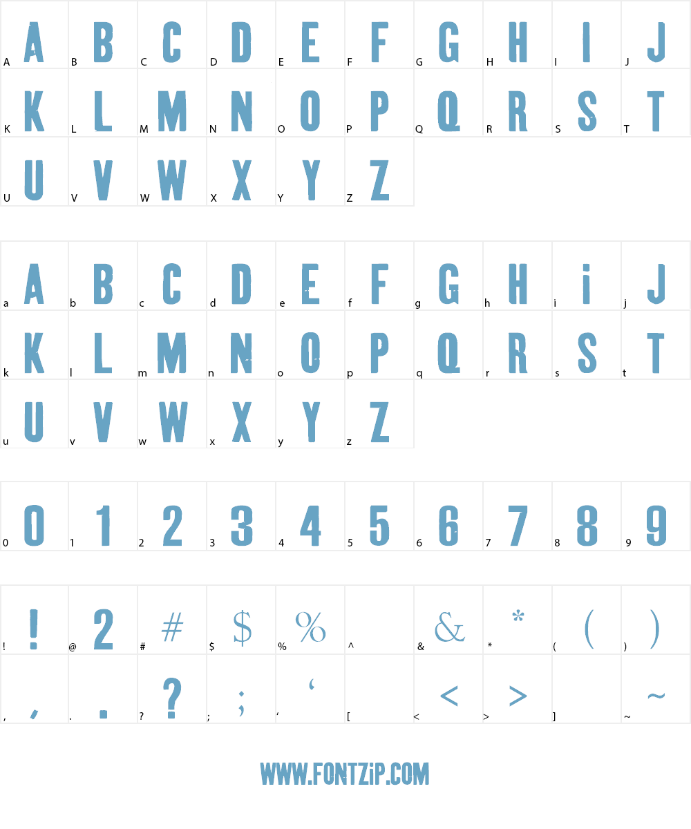 BecauseYouWereHome Font Character