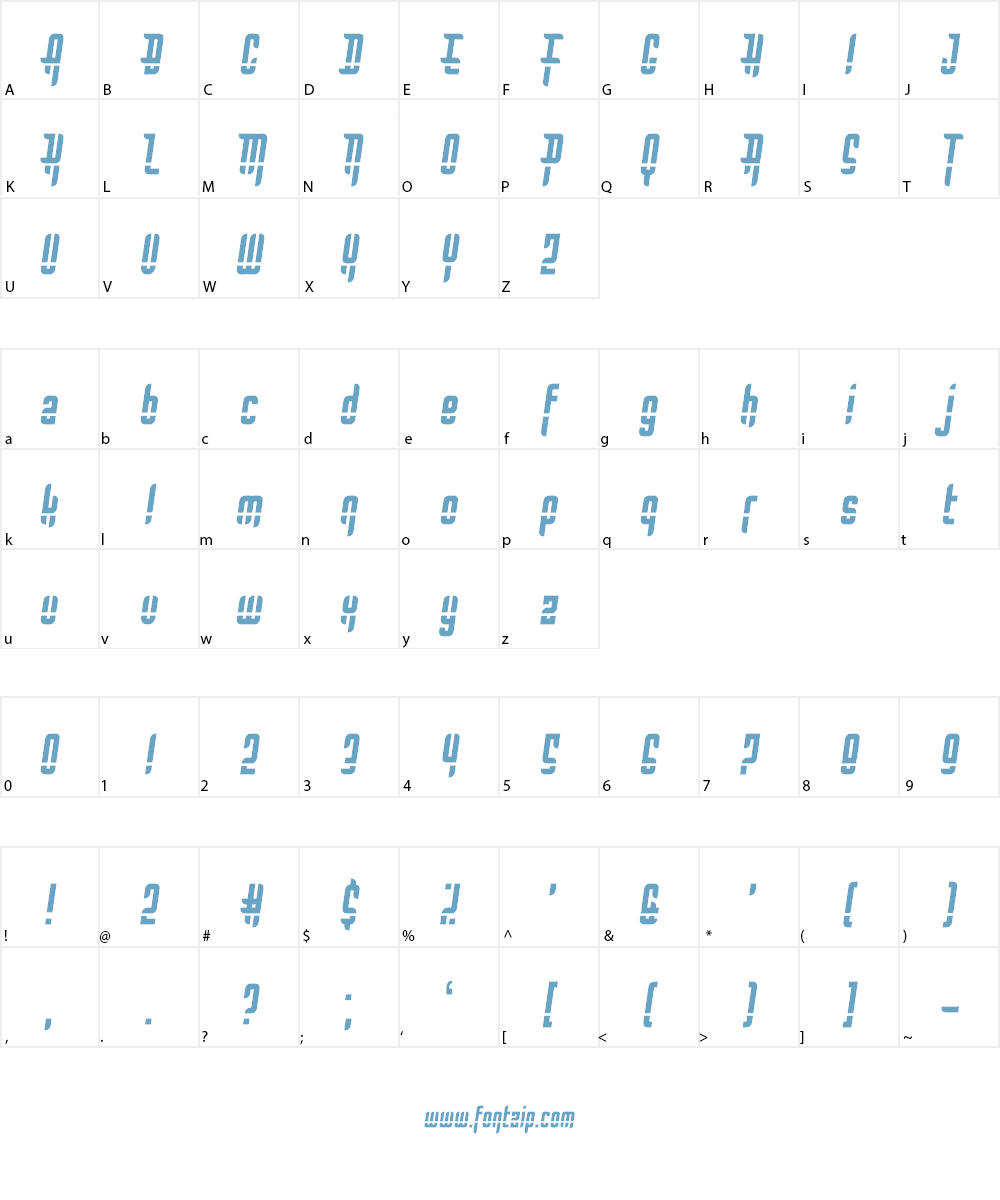 Download Font Bullet Rain