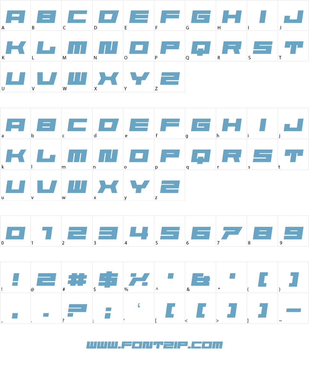 Starbirl Font Character