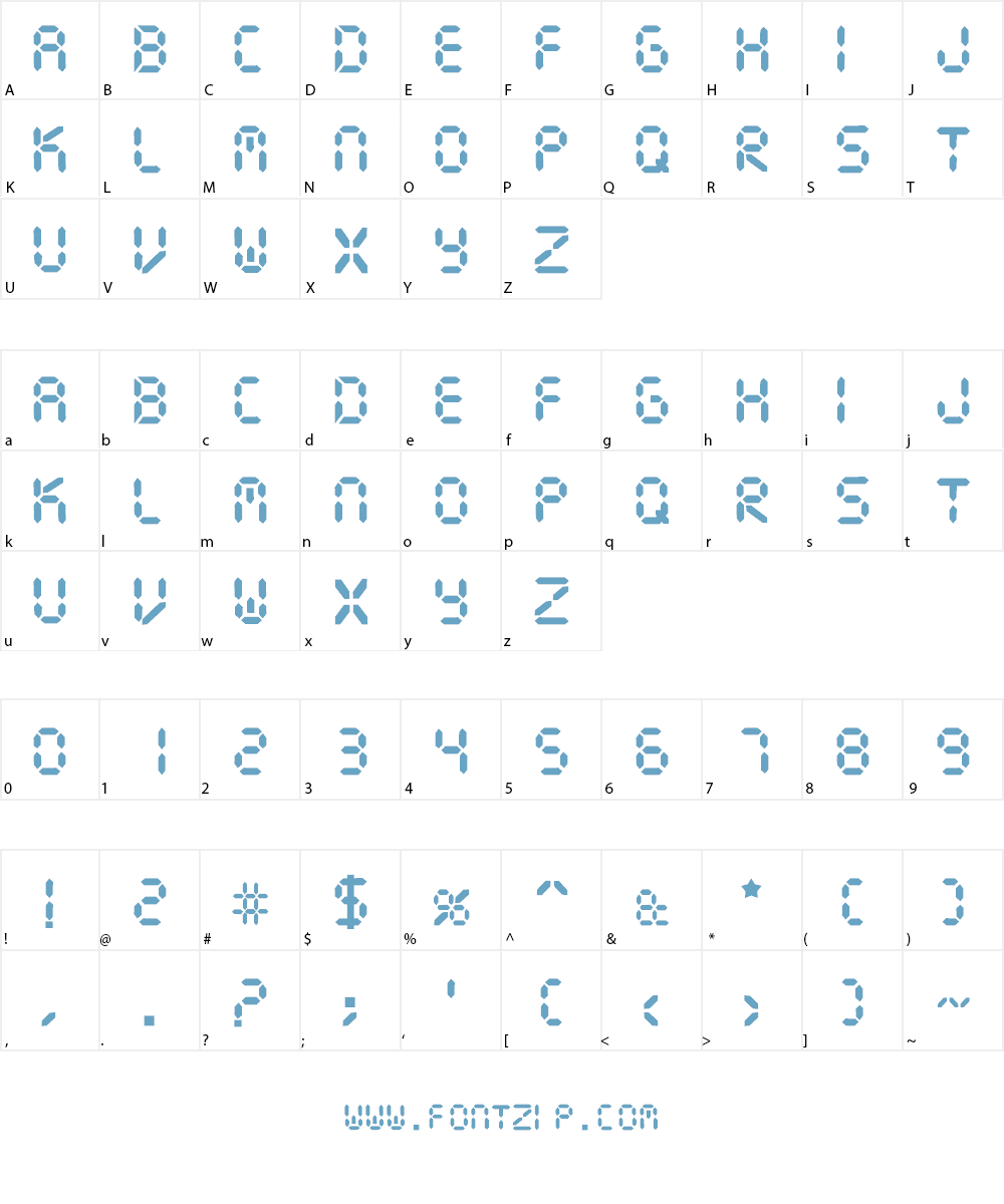 Cursed Timer ULiL Font Character