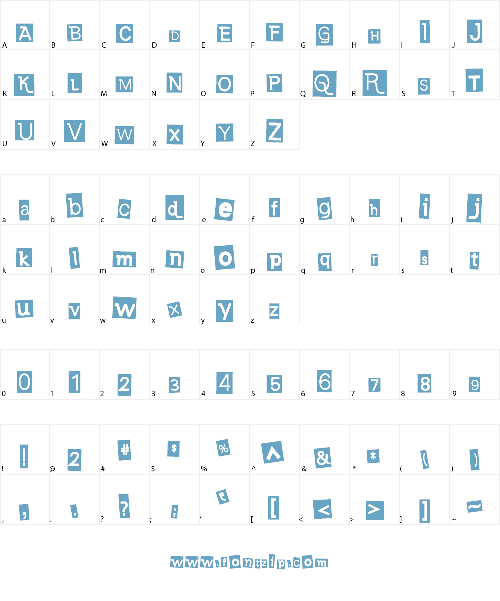 Calisthenics Font Character
