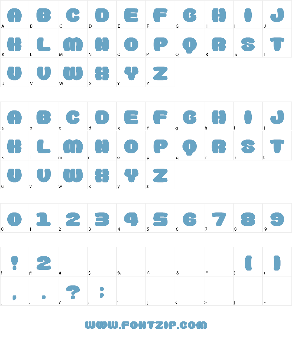 Doughnut Monster__G Font Character