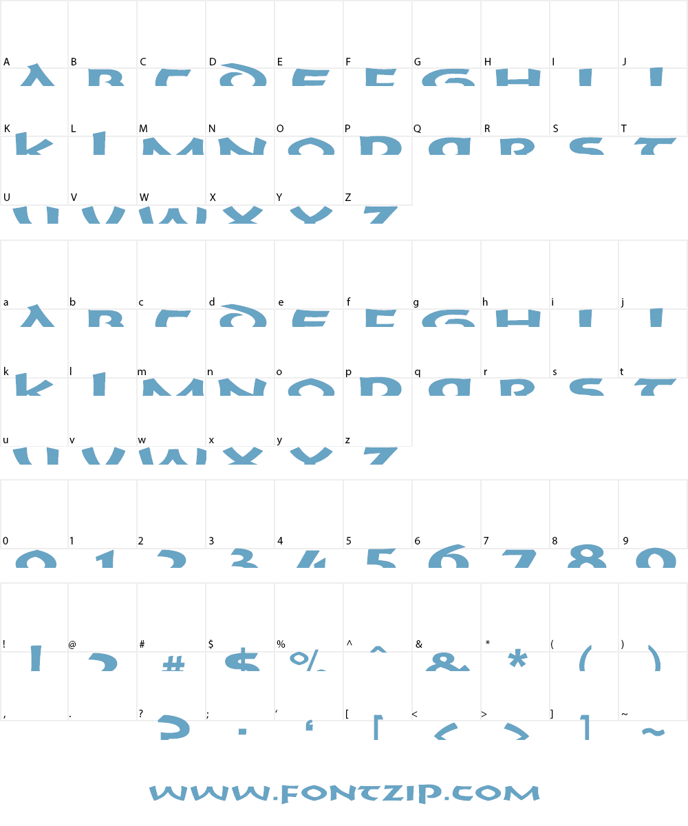 CrushYourEnemies Font Character